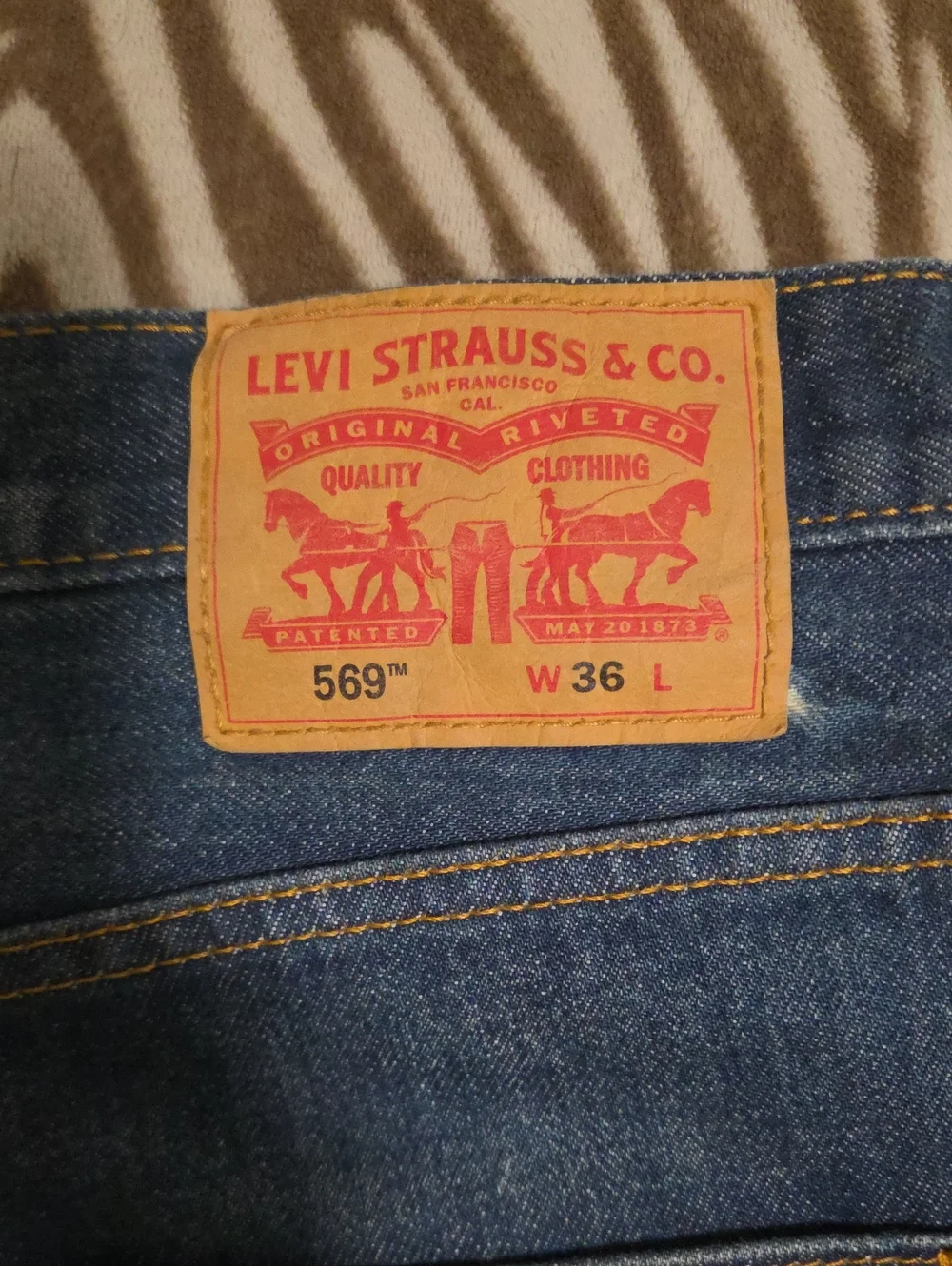 Levi's Dark Blue Denim Jean Shorts